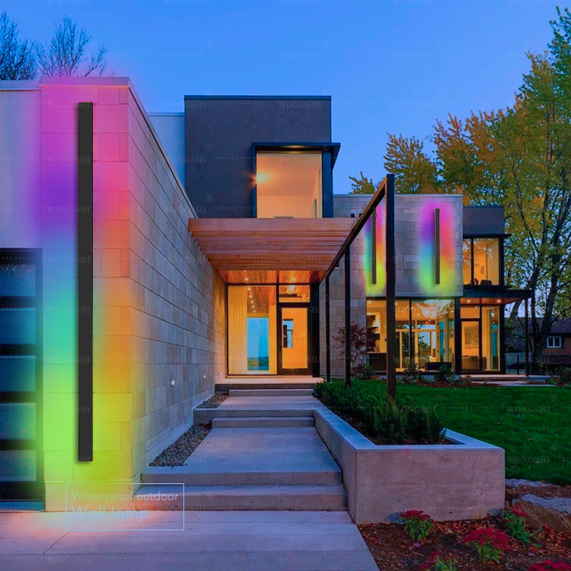 Waterproof Outdoor IP65 RGB Wall Light 30CM 10W Outdoor Wall Light