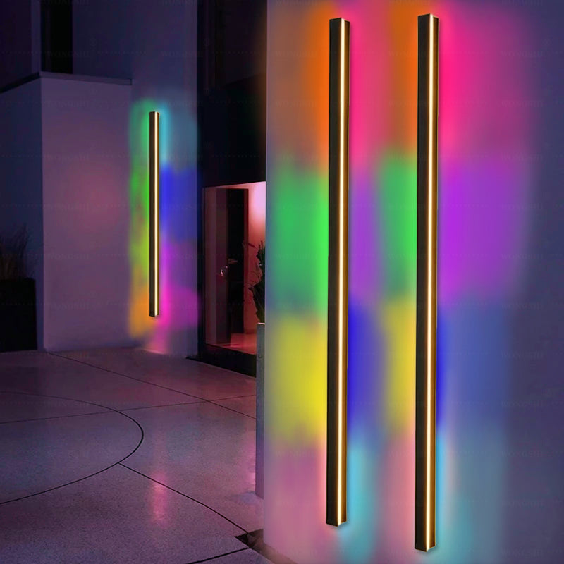 Waterproof Outdoor IP65 RGB Wall Light 30CM 10W Outdoor Wall Light