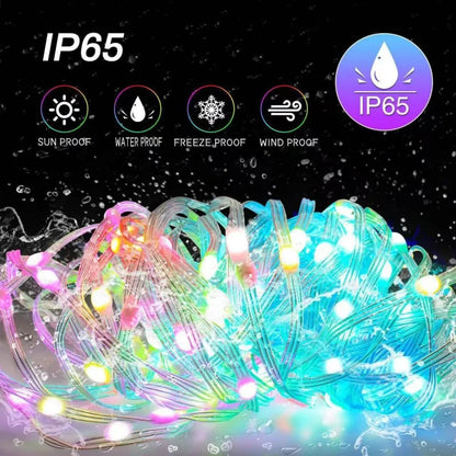 Christmas Light Bluetooth String Lights Festive Lights RGBIC String Light